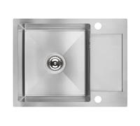 Laveo Marmara lavello in acciaio 57x44 cm acciaio SAM_013T
