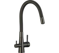 Laveo Riveco rubinetto per filtro dell'acqua verticale grafite/grigio BRI_968D