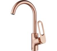 Laveo Tierra rubinetto da cucina verticale rosa/viola-oro/oro antico BAJ868U