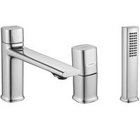 Laveo Tores rubinetto per vasca e doccia bordo vasca cromo BVT_013D