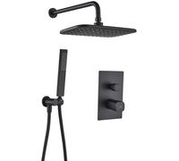 Laveo Tores set doccia da incasso con soffione nero BVT_701P