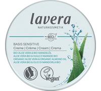Lavera Basis Sensitiv Cura del viso Aloe Vera biologica e olio di mandorle biologicoCream 150 ml