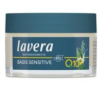 Lavera Basis Sensitiv Crema Notte Antirughe Q10 50 ml - Crema Viso