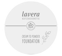lavera Cream to Powder Foundation Light 01 | Formula nutriente, coprenza intensa, modulabile, finish vellutato e cipriato, vegano, cosmetici naturali