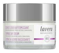 lavera Cura del giorno rassodante - crema vegana da giorno con acido ialuronico 3 volte e bakuchiolo - sostiene la forza di serraggio, idrata e rende la pelle più liscia - Cosmetici naturali - 50 ml