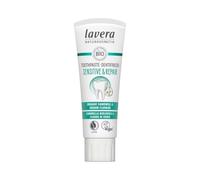 lavera Dentifricio sensibile e riparatore - Dentifricio con camomilla biologica e fluoruro di sodio - Rafforza lo smalto dei denti - Antinfiammatorio - Protezione e riparazione 5 volte - Vegano - Biologico (1 x 75 ml)