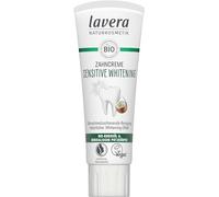 lavera Dentifricio Sensitive Whitening - Protezione 5 volte - sbiancamento naturale - delicato sullo smalto - Corpo in cellulosa di bambù e fluoruro di sodio - Vegano - 75 ml