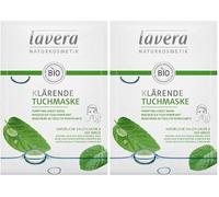 Lavera Maschera In Tessuto Purificante - 21 ml. (Confezione da 2)