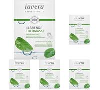 Lavera Maschera In Tessuto Purificante - 21 ml. (Confezione da 5)