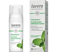 Lavera Pure Beauty Fluido affinante - menta biologica & acido salicilico naturale - opacizza e riduce le imperfezioni - per pelli impure e miste - vegan - bio (1 x 50 ml)