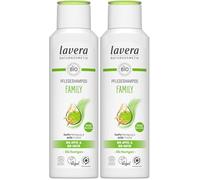 lavera Shampoo Family • Shampoo • Family • Cura dei capelli • Cosmetici Naturali • vegan • certificato • 250ml (Confezione da 2)
