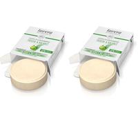 lavera Shampoo per la cura solida, freschezza ed equilibrio, senza siliconi, volume e capelli rinforzati, vegani, cosmetici naturali, 50 g (Confezione da 2)