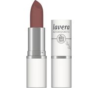 lavera Velvet Matt Lipstick 4,5 g Auburn Brown 02 | texture cremosa e opaca, senza glutine e senza siliconi, a lunga tenuta, colore intenso, vegano, cosmetici naturali