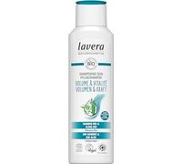 lavera Volume & Vitality, shampoo nutriente, senza silicone, volume, morbidezza e tensione, vegano, cosmetici naturali, 250 ml
