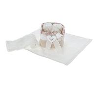Lavette Bagno con Cestino Set 4 Pezzi Garden Lavette Bagno 30x30, Asciugamani Piccoli Viso e Bidet
