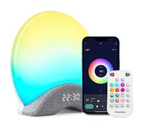 LaView Smart White Noise Machine, app Control Sleep Sound Machine Night Light 25 suoni rilassanti e 8 modalità ritmiche, luce sveglia all'alba, sveglia intelligente per bambini/adulti, ideale come