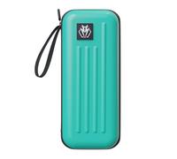 Lavishio Valigetta per freccette in acciaio o soft tip, può contenere 3 freccette e altri accessori, con tubo di immagazzinaggio integrato e tasca per frecce, punte, fusti, ecc., blu, Custodia per