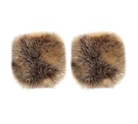 Lavishness Velutinous Finto Lagomorfo Capelli Isolanti Per Braccia Congelamento Eleganti Manette Da Polso Per Donna Uomo Morbide Maniche Vellutate