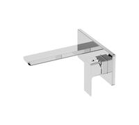 LAVITA Rubinetto per lavabo da incasso per montaggio a parete - Aquila cromato rubinetto bagno per montaggio a parete, miscelatore per lavabo, miscelatore monocomando per lavabo, rubinetti per bagno