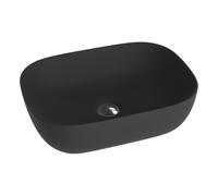 LaVita Costa lavabo 46x32.5 cm da appoggio nero opaca 5908211404660