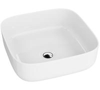 LaVita Galera lavabo 39x39 cm quadrata da appoggio bianco lucida 5900378334323