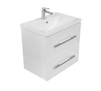 LaVita Kalifornia armadietto con set bagno 60x37.6x54.2 cm sottolavabo sospeso bianco 5908211404790