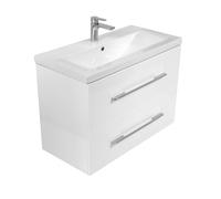 LaVita Kalifornia armadietto con set bagno 80x37.6x54.2 cm sottolavabo sospeso bianco 5908211404783
