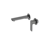 LAVITA Rubinetto per lavabo da incasso per montaggio a parete - Rubinetto spray in canna fumaria per bagno per montaggio a parete, miscelatore per lavabo, miscelatore monocomando per lavabo, rubinetti