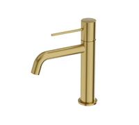 Lavita Rubinetto per lavabo - Orion Oro spazzolato rubinetto miscelatore per lavabo, miscelatore per lavabo bagno monocomando