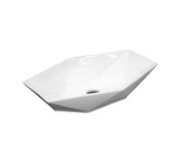 LaVita Sovena lavabo 57x37.5 cm da appoggio bianco lucida 5900378301639