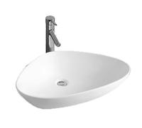 LaVita Triango lavabo 59x39 cm da appoggio bianco lucida 5900378310174