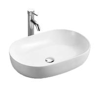 LaVita Verso lavabo 60x41.5 cm ovale da appoggio bianco lucida 5908211410180