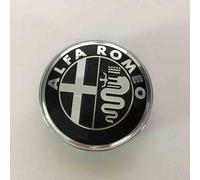 LAVIYE 4 Pezzi Auto Coprimozzi per Alfa Romeo 60MM, Coprimozzo Centrale Copricerchi Mozzo Tappi Cerchi Ruota Coperchio per Cerchione Copricerchio