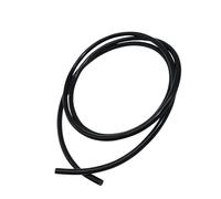 LAVMHAB Tubo flessibile in silicone da 6 mm di diametro interno x 9 mm di diametro esterno, 1,5 m, tubo flessibile in gomma siliconica per pompa di trasferimento (nero)