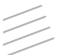 LAVMHAB Tubo in acciaio inox 304, diametro esterno 3 mm, spessore parete 0,8 mm, lunghezza 300 mm, tubo rotondo in acciaio inox senza cuciture (4 pezzi)