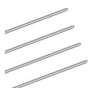 LAVMHAB Tubo in acciaio inox 304, diametro esterno 4 mm, spessore parete 0,8 mm, lunghezza 300 mm, tubo rotondo in acciaio inox senza cuciture (4 pezzi)