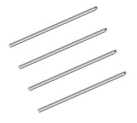 LAVMHAB Tubo in acciaio inox 304, diametro esterno 5 mm, spessore parete 0,5 mm, lunghezza 200 mm, tubo rotondo in acciaio inox senza cuciture (4 pezzi)