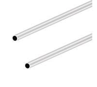 LAVMHAB Tubo in alluminio 6063, diametro esterno 12 mm x diametro interno 10 mm, spessore della parete 1,0 mm, lunghezza 400 mm, tubo rotondo in alluminio senza cuciture (2 pezzi)