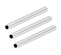 LAVMHAB Tubo in alluminio 6063, diametro esterno 16 mm x diametro interno 12 mm, spessore della parete 2,0 mm, lunghezza 200 mm, tubo rotondo in alluminio senza cuciture (3 pezzi)