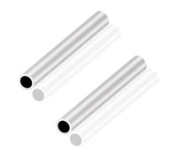 LAVMHAB Tubo in alluminio 6063, diametro esterno 18 mm x diametro interno 14 mm, spessore della parete 2,0 mm, lunghezza 150 mm, tubo rotondo in alluminio senza cuciture (2 pezzi)