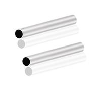 LAVMHAB Tubo in alluminio 6063, diametro esterno 18 mm x diametro interno 16 mm, spessore della parete 1,0 mm, lunghezza 150 mm, tubo rotondo in alluminio senza cuciture (2 pezzi)