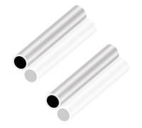 LAVMHAB Tubo in alluminio 6063, diametro esterno 22 mm x diametro interno 18 mm, spessore della parete 2,0 mm, lunghezza 150 mm, tubo rotondo in alluminio senza cuciture (2 pezzi)