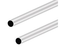 LAVMHAB Tubo in alluminio 6063, diametro esterno 22 mm x diametro interno 20 mm, spessore della parete 1,0 mm, lunghezza 400 mm, tubo rotondo in alluminio senza cuciture (2 pezzi)