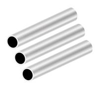 LAVMHAB Tubo in alluminio 6063, diametro esterno 26 mm x diametro interno 22 mm, spessore della parete 2,0 mm, lunghezza 200 mm, tubo rotondo in alluminio senza cuciture (3 pezzi)