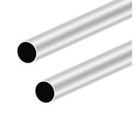 LAVMHAB Tubo in alluminio 6063, diametro esterno 30 mm x diametro interno 28 mm, spessore della parete 1,0 mm, lunghezza 400 mm, tubo rotondo in alluminio senza cuciture (2 pezzi)