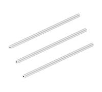 LAVMHAB Tubo in alluminio 6063, diametro esterno 6 mm x diametro interno 2 mm, spessore della parete 2,0 mm, lunghezza 200 mm, tubo rotondo in alluminio senza cuciture (3 pezzi)