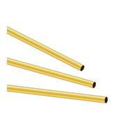 LAVMHAB Tubo in ottone, 5 mm OD x 0,2 mm spessore parete x 300 mm di lunghezza, tubo rotondo in ottone, tubi rotondi in ottone (3 pezzi)
