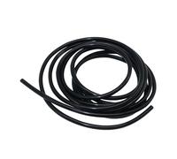 LAVMHAB Tubo in silicone 4 mm ID x 7 mm OD 3 metri di lunghezza, tubo flessibile in gomma siliconica per il trasferimento della pompa (nero)