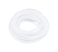 LAVMHAB Tubo in silicone trasparente, per uso alimentare, dimensioni 1,6 mm x 3,2 mm, lunghezza 7 m, spessore 0,8 mm, tubo flessibile in silicone per tubi aria/acqua