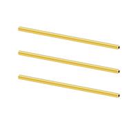 LAVMHAB Tubo rotondo in ottone, 3,5 mm di diametro esterno x 0,75 mm di spessore della parete x 200 mm di lunghezza, tubi rotondi in ottone senza cuciture, per artigianato fai da te (3 pezzi)